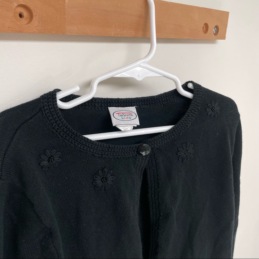 Talbots Kids Black Sweater Girls 8 - Picture 2 of 7